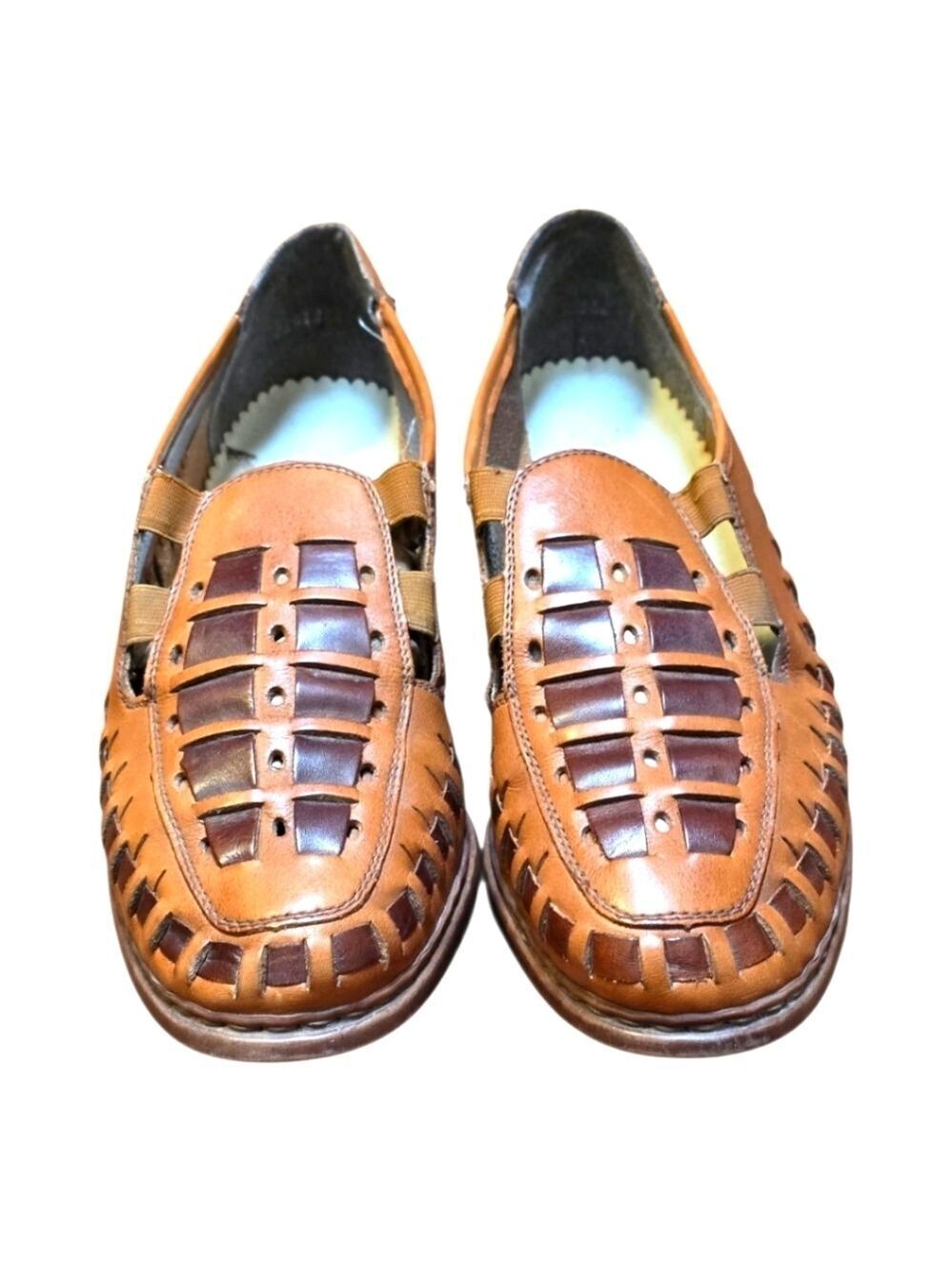 Rieker Antistress woven block heel shoes